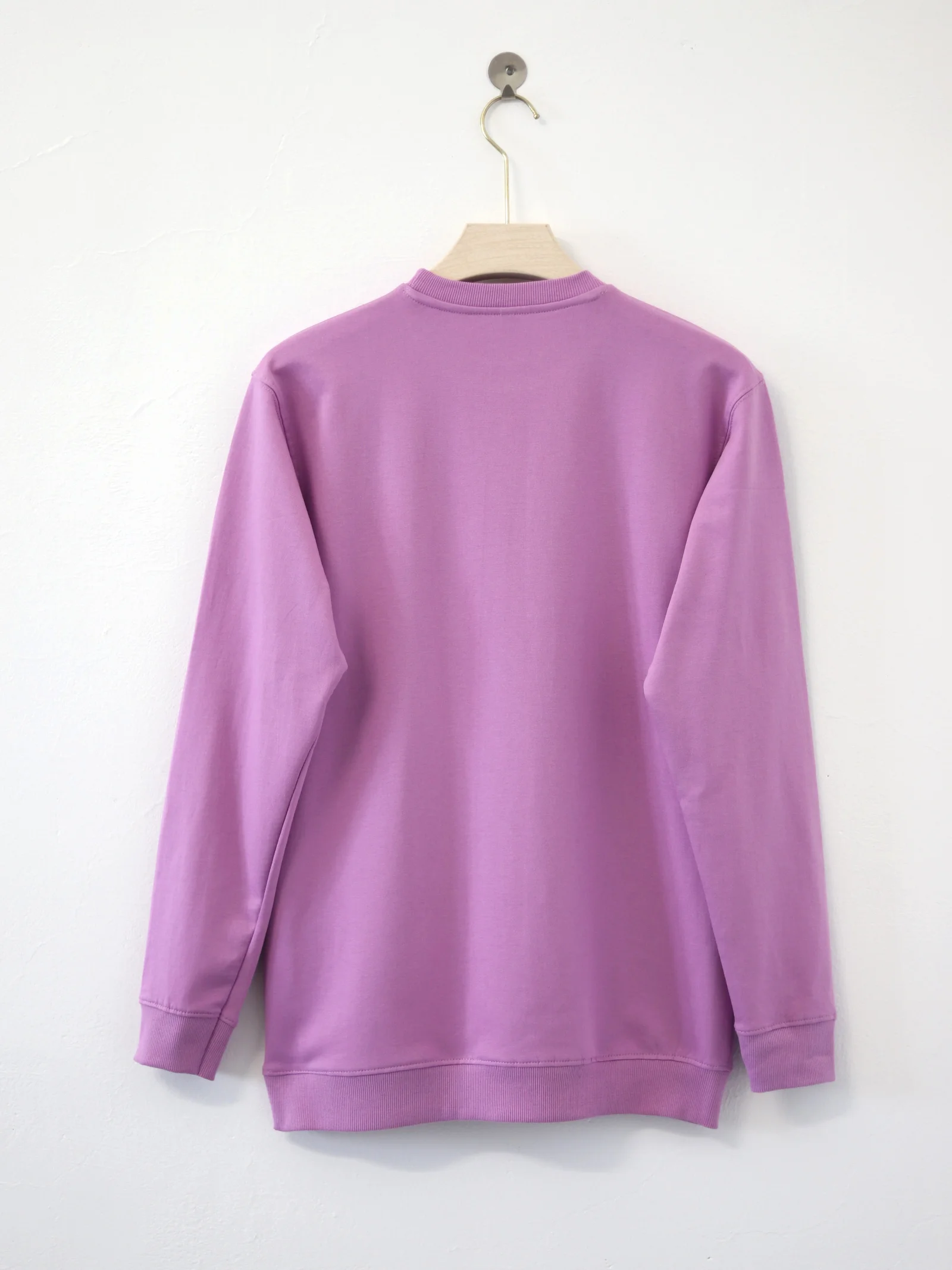 Cotton Full Sleeve Sweatshirt For Men (LAVENDOR)